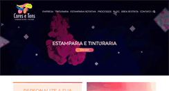 Desktop Screenshot of coresetons.com.br